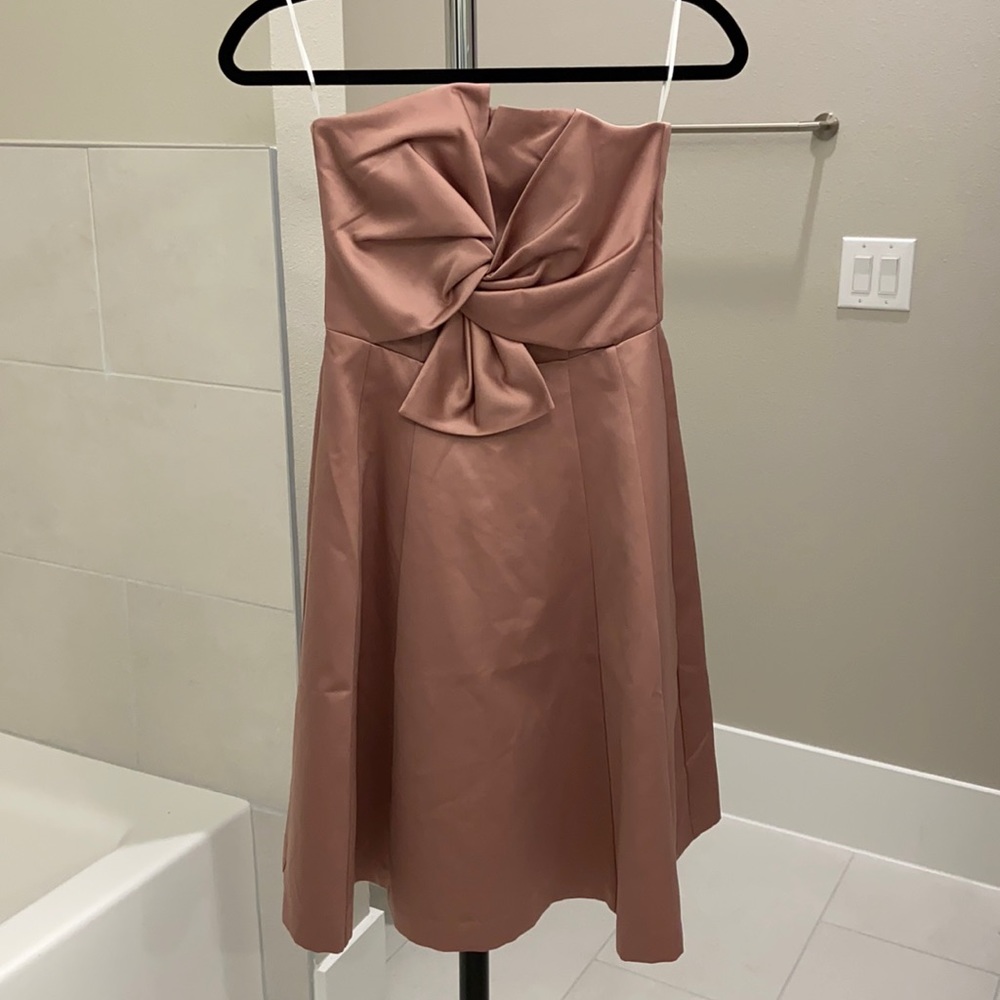 Pink Bandeau Dress
